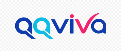 Logo qqviva berwarna untuk Indonesia
